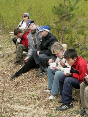 talcinieku atpūtas brīdis