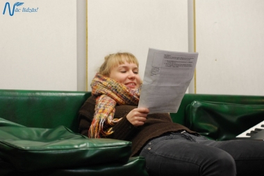 Jubilejas audiodiska Nāc līdzās Ziemassvētkos ierakstīšana studijā JUMP