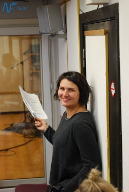 Jubilejas audiodiska Nāc līdzās Ziemassvētkos ierakstīšana studijā JUMP