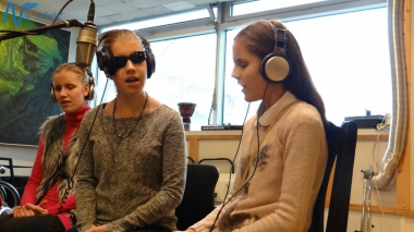Jubilejas audiodiska Nāc līdzās Ziemassvētkos ierakstīšana studijā JUMP
