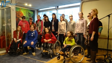Jubilejas audiodiska Nāc līdzās Ziemassvētkos ierakstīšana studijā JUMP