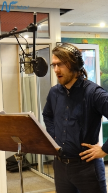 Jubilejas audiodiska Nāc līdzās Ziemassvētkos ierakstīšana studijā JUMP