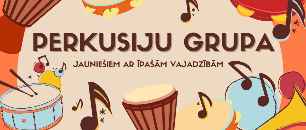 Fonds organizē perkusiju grupu jauniešiem Fonds organizē perkusiju grupu jauniešiem