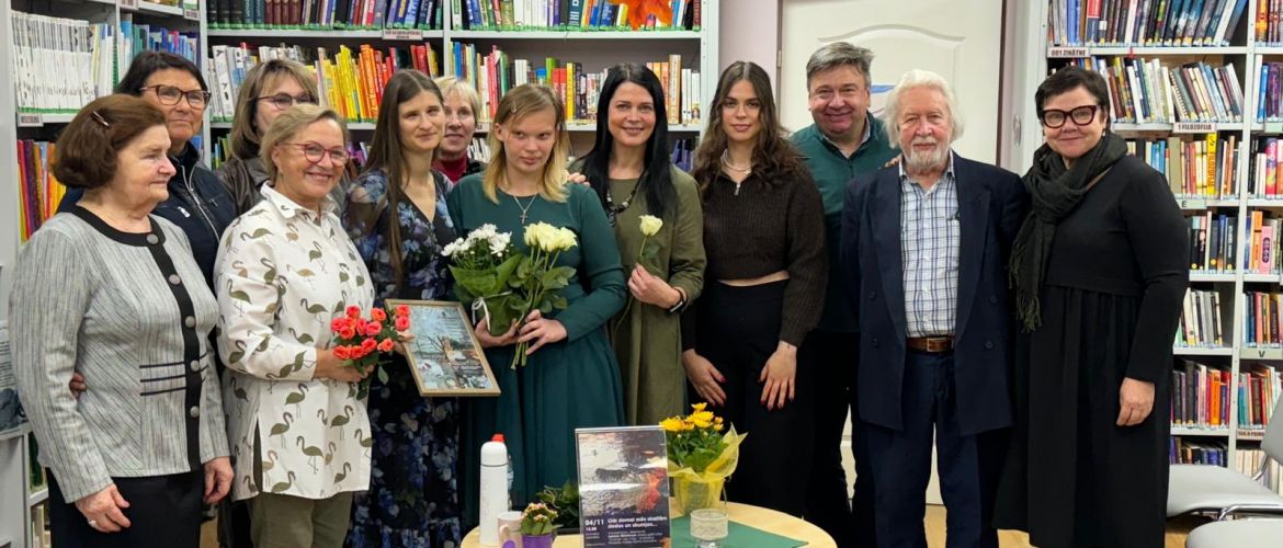 Laimas Mūrnieces dzejas vakars Inčukalnā